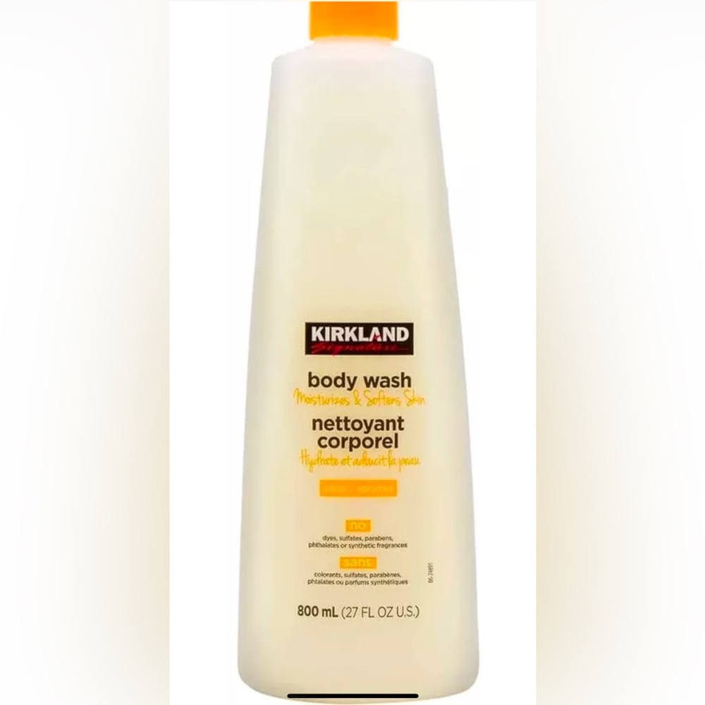 Kirkland Signature Liquid Body Wash Natural Citrus 27 fl oz 2-count New - Picture 6 of 8